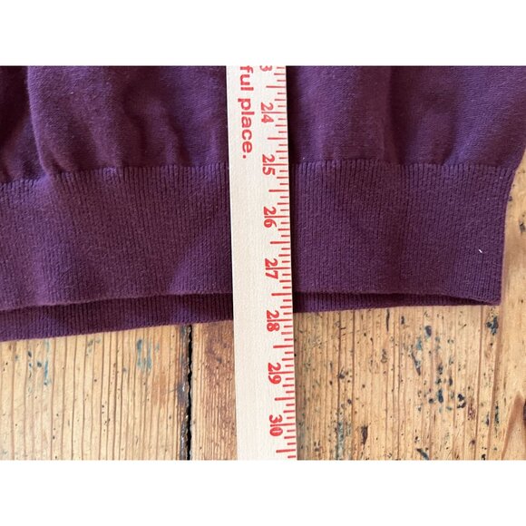 Tommy Hilfiger Mens Striped Crewneck Sweater Large New Red Maroon Long Sleeve - Picture 7 of 8